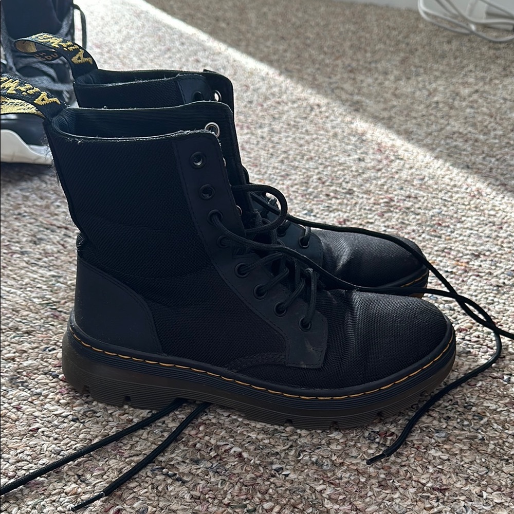 Dr. Martens Black Combat Boots